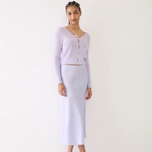 J. CREW Gwyneth slip skirt in Sweet Hyacinth XS